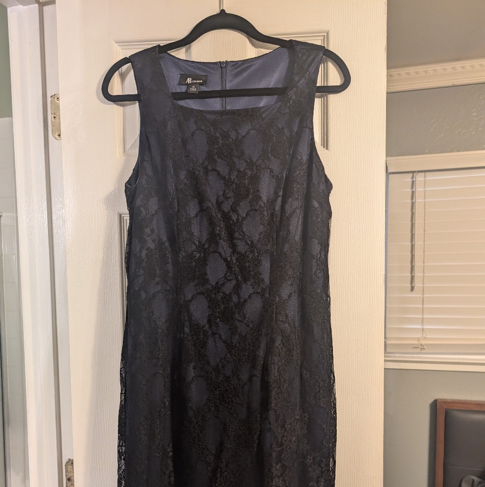 Elegant Black Lace Dress